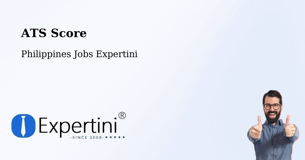 Resume ATS Score & Job Description Match Tool – Bagulin - Philippines Jobs Expertini