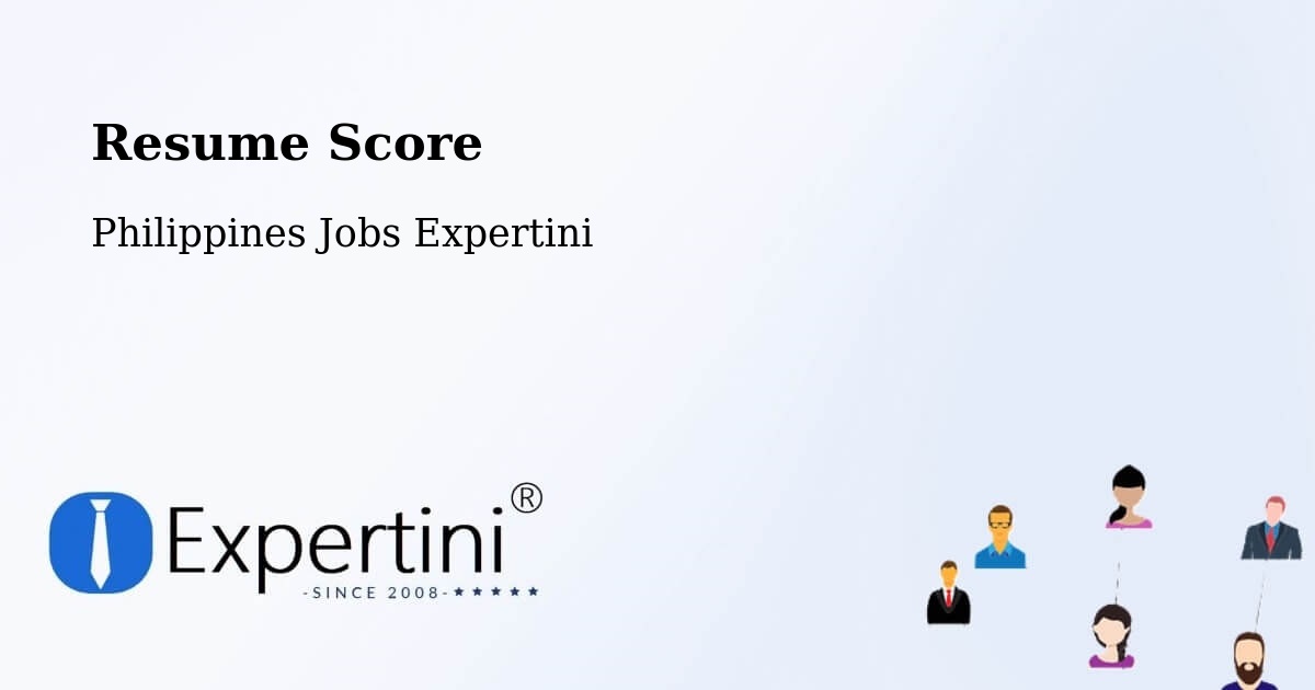 Resume Score & Job Description Match Tool – Bagulin - Philippines Jobs Expertini